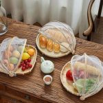 bamboo food net basket