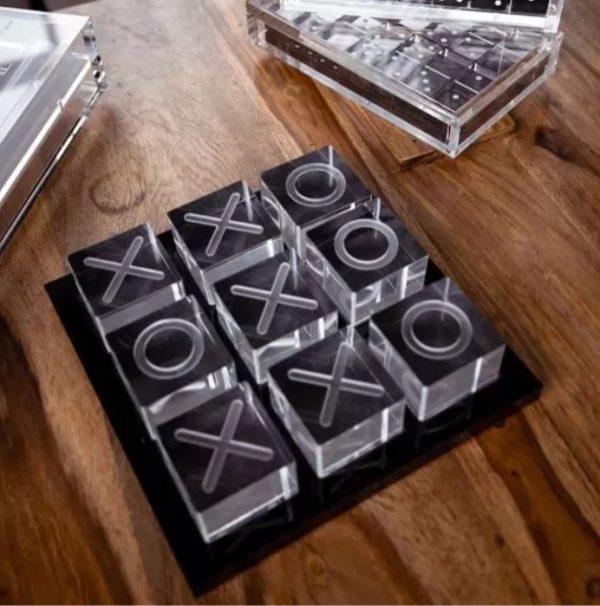 Lucite Tic Tac Toe Game