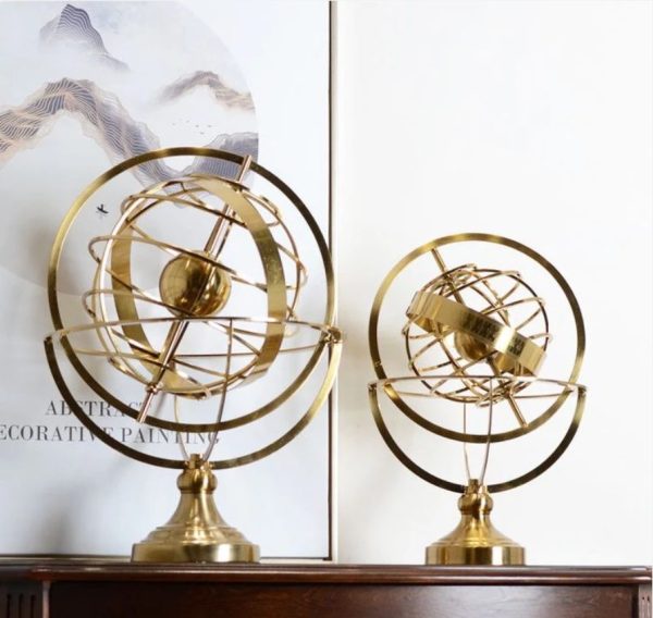 GOLD GLOBE SCIENTIFIC ART