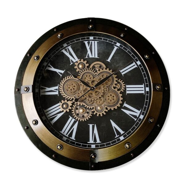 White Roman Numeral Clock